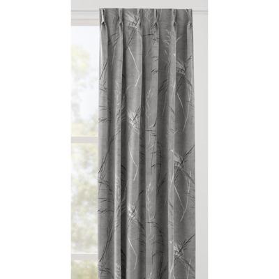 Leen Bakker - Gordijnstof Gilles - Licht - Polyester - Grijs - B140 Cm
