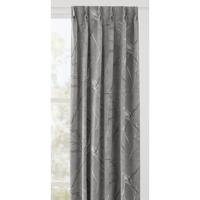 Leen Bakker - Gordijnstof Gilles - Licht - Polyester - Grijs - B140 Cm