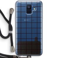 Rooster: Samsung Galaxy A6 (2018) Transparant Hoesje met koord