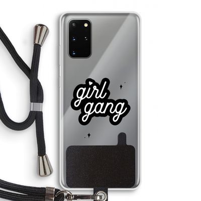 Girl Gang: Samsung Galaxy S20 Plus Transparant Hoesje met koord
