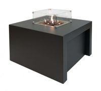 Easy Fires: Vuurtafel Sky Vierkant Aluminium - Zwart