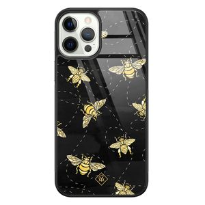 iPhone 12 Pro glazen hardcase - Bee yourself