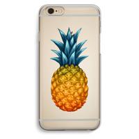 Grote ananas: iPhone 6 / 6S Transparant Hoesje
