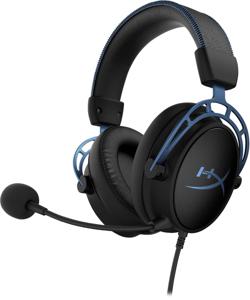 HyperX Cloud Alpha S Over Ear headset Gamen Kabel Stereo Zwart/blauw