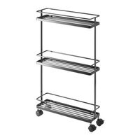 Yamazaki - Storage Cart Tower black - thumbnail