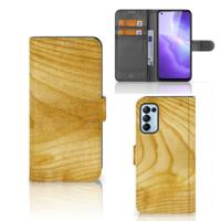 OPPO Find X3 Lite | Book Style Case | Licht Hout | Portemonnee hoesje
