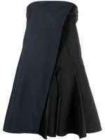 Christian Dior Pre-Owned robe-bustier à design à empiècements (années 2010) - Noir