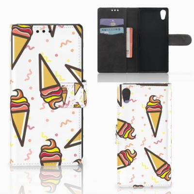 Sony Xperia XA1 | Book Cover | Icecream | Portemonnee hoesje