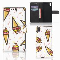 Sony Xperia XA1 | Book Cover | Icecream | Portemonnee hoesje