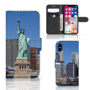 Apple iPhone X | Xs Flip Cover Vrijheidsbeeld