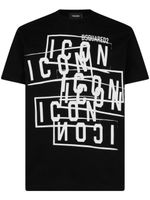 DSQUARED2 t-shirt à logo Icon imprimé - Noir - thumbnail