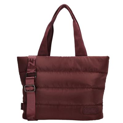 Zebra Trends Puffer Shopper/Schoudertas Elske Bordeaux