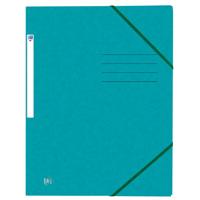 Oxford Top File+ elastomap, voor ft A4, aquablauw