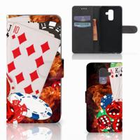 Samsung Galaxy A6 Plus 2018 | Wallet Case | met Pasjes | Casino