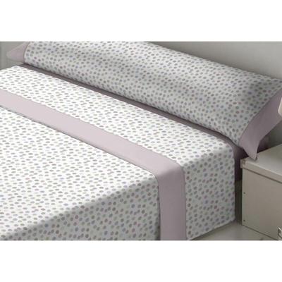Beddengoedset Tejidos Reina Fides Wit Roze Bed van 180