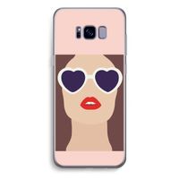 Red lips: Samsung Galaxy S8 Plus Transparant Hoesje