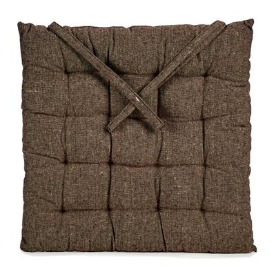 Stoelkussen Decorama - binnen/buiten - bruin - 40 x 40 x 5 cm - polyester Stoelkussen Decorama - binnen/buiten - bruin - 40 x 40 x 5 cm - polyester