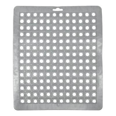 Benson Gootsteenmat - vierkant - grijs - 25 x 29 cm - spoelbakmat - bescherming Benson Gootsteenmat - vierkant - grijs - 25 x 29 cm - spoelbakmat - bescherming