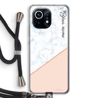 Marmer in stijl: Xiaomi Mi 11 Transparant Hoesje met koord