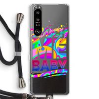 Touch Me: Sony Xperia 1 III Transparant Hoesje met koord