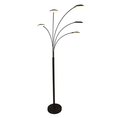 Mexlite Vloerlamp synna LED zwart