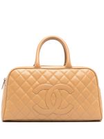 CHANEL Pre-Owned sac fourre-tout à matelassage losanges (2003) - Jaune - thumbnail