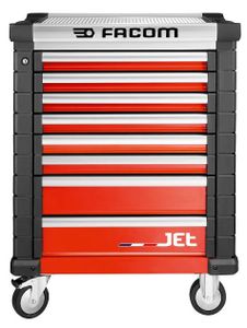 Facom Jet Gereedschapswagen 8 Laden M3 Rood - JET.8M3A - JET.8M3A