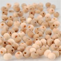 Creativ Company Houten kraal, d 5 mm, gatgrootte 1,5 mm, 100 stuk/ 1 doos