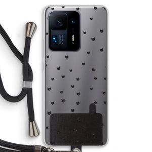 Kleine kattenkopjes: Xiaomi Mi Mix 4 Transparant Hoesje met koord