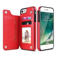 Retro PU lederen case multi kaarthouders telefoon gevallen voor iPhone 6 6s 7 8 plus 5S SE iPhone X XS Max XR Samsung S7 S8 S9 S10 voor iPhone XS Ma