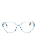 Burberry Kids lunettes de vue à monture ronde - Bleu