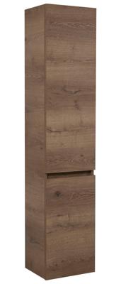Badkamerkast Finn 165cm Donker Eiken Badkamerkast Finn 165cm Donker Eiken