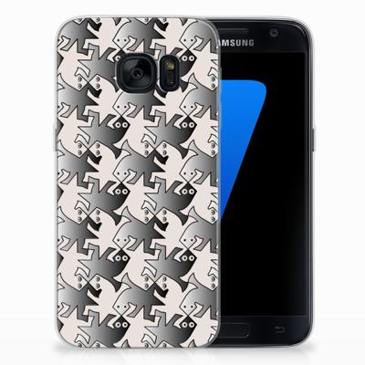 Samsung Galaxy S7 | TPU Hoesje | Salamander Grey