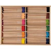 EDU3 Edugreen jumbo kleurpotloden, vulling 5 mm, diverse kleuren, 12x12 stuk/ 1 doos