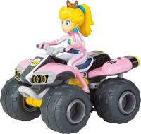 Quad Peach afstandsbedieningsauto, 2,4 GHz, schaal 1:20, CARRERA Mario Kart, vanaf 6 jaar