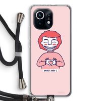 Hartje: Xiaomi Mi 11 Transparant Hoesje met koord