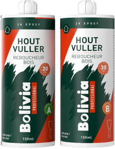 bolivia houtvuller epoxy 2k 30 minuten 2-in-1 koker 150 ml
