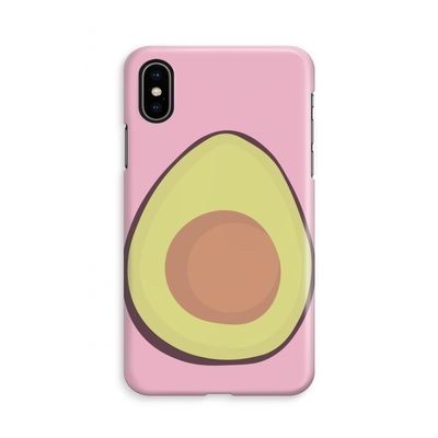 Avocado: iPhone Xs Volledig Geprint Hoesje