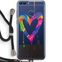 Melts My Heart: Huawei P Smart (2018) Transparant Hoesje met koord