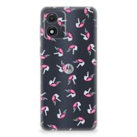 TPU bumper voor Motorola Moto E13 Unicorns