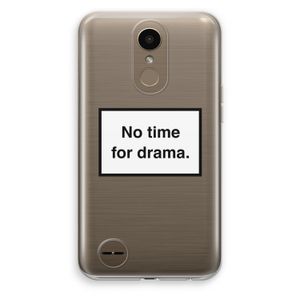 No drama: LG K10 (2017) Transparant Hoesje