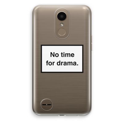 No drama: LG K10 (2017) Transparant Hoesje