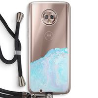 Fantasie pastel: Motorola Moto G6 Transparant Hoesje met koord