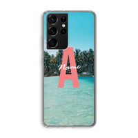 Pacific Dream: Samsung Galaxy S21 Ultra Transparant Hoesje Pacific Dream: Samsung Galaxy S21 Ultra Transparant Hoesje