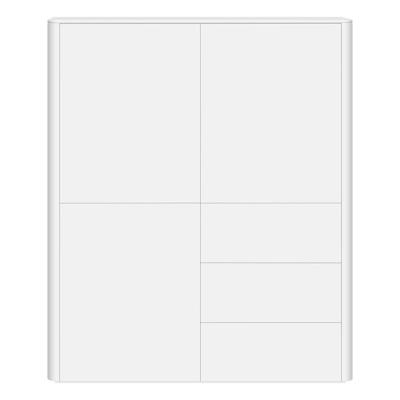 Opbergkast Moiano afgerond wit Opbergkast Moiano afgerond wit