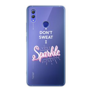 Sparkle quote: Honor Note 10 Transparant Hoesje