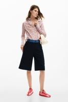 Gecombineerde tailored bermuda - BLUE - XS