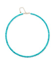 Mateo collier en or 14ct à ornements en turquoise