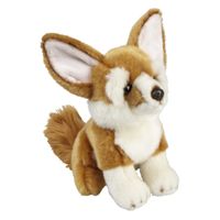 Pluche knuffel dieren Woestijnvos/Fennec 18 cm - thumbnail