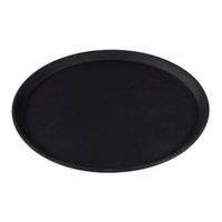 Kunststof dienblad rond met antislip 40,5 cm